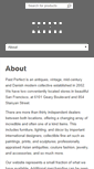 Mobile Screenshot of pastperfectsf.com